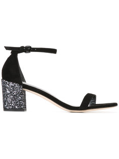 босоножки с блестками Stuart Weitzman