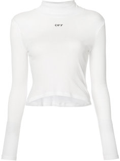 блузка с высокой горловиной Off-White
