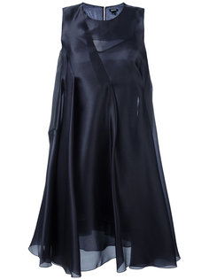 расклешенное платье Jil Sander Navy