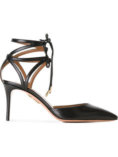 туфли с ремешками вокруг щиколотки Aquazzura