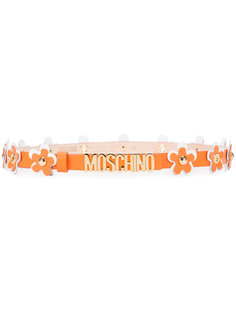ремень с цветочными элементами Moschino