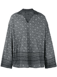рубашка с вышивкой Sacai