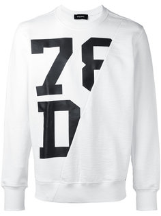 diagonal panel sweatshirt Diesel