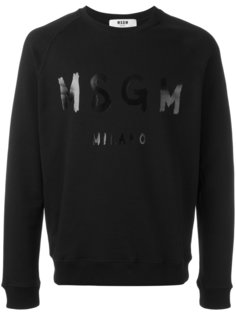 толстовка с принтом-логотипом MSGM