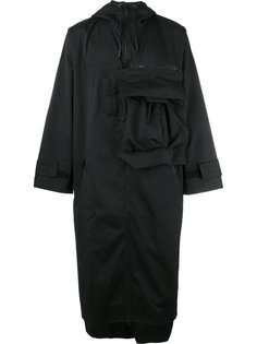 асимметричное пальто свободного кроя Y-3