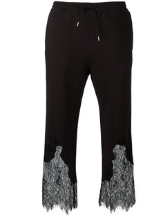 укороченные брюки с кружевом McQ Alexander McQueen