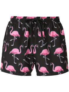 шорты для плавания с принтом фламинго Moschino