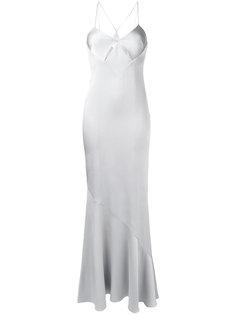 cut-out detail gown Galvan