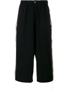 укороченные широкие брюки Yohji Yamamoto