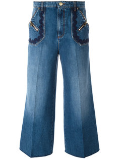 укороченные широкие джинсы Sonia Rykiel