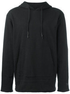 raw edge drawstring hoodie Y-3