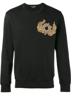толстовка с вышивкой Alexander McQueen