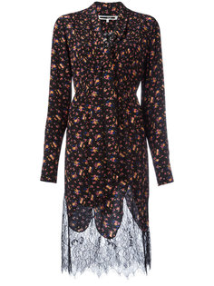 floral pintuck peasant dress McQ Alexander McQueen