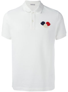 logo plaque polo shirt Moncler