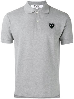 heart patch polo shirt  Comme Des Garçons Play