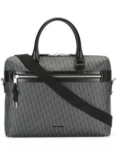 logo pattern briefcase Dior Homme