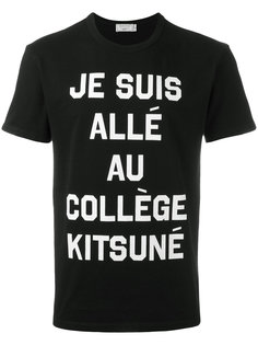 футболка с надписью Maison Kitsuné