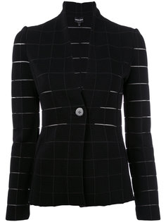 приталенный пиджак Grid Giorgio Armani