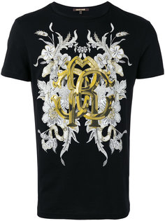 футболка с принтом Gold Roberto Cavalli