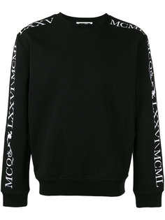 roman numeral branded sweatshirt McQ Alexander McQueen