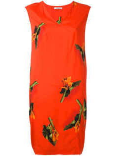 leaf print dress Cacharel