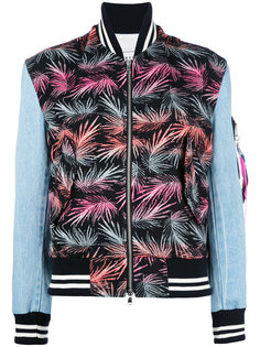 palm-print bomber jacket Forte Forte