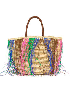 Maxi straw tote Sensi Studio