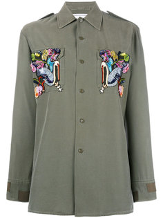 embroidered patch shirt Forte Forte