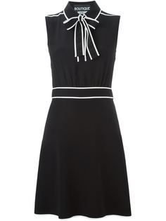 платье без рукавов с бантом Boutique Moschino