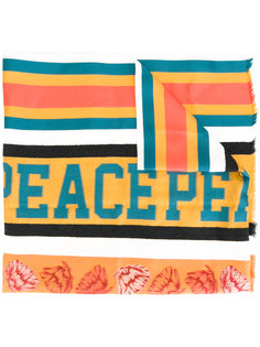 полосатый шарф peace  Paul Smith