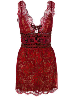 прозрачное платье из цветочного кружева For Love And Lemons