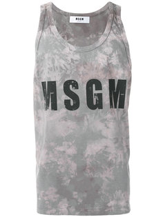 logo print tank MSGM