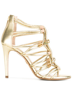 braid-detailed sandals with gemstones  Loriblu