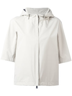 shortsleeved hooded jacket Herno