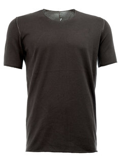 exposed seam T-shirt Label Under Construction