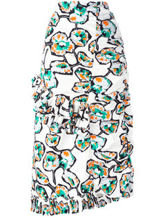 юбка с цветочным узором Marni