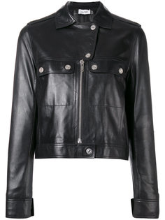 cropped biker jacket Courrèges