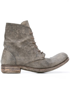distressed lace-up boots A Diciannoveventitre