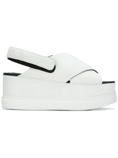 босоножки на платформе с застежкой на крючок Mm6 Maison Margiela
