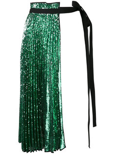 sequin panelled full skirt Nº21