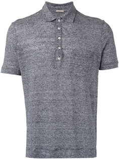 fleck button up polo shirt Massimo Alba