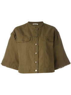 balloon sleeved button up jacket Ulla Johnson