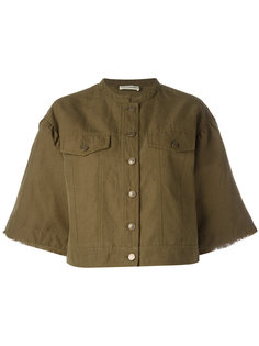 balloon sleeved button up jacket Ulla Johnson