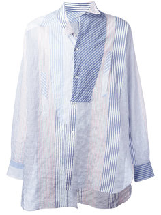 deconstructed striped shirt  Loewe