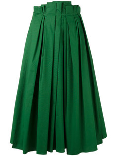 full pleated midi skirt Rochas