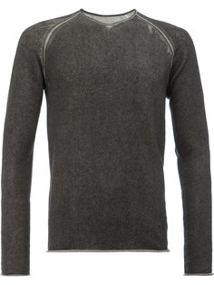 exposed seam sweater Label Under Construction