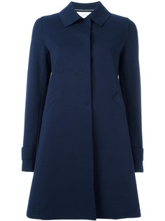 pleated back coat  Harris Wharf London
