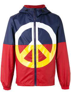 peace sign jacket Love Moschino