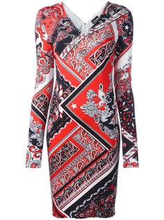 платье с принтом пейсли Just Cavalli