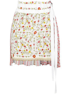 tie-waist floral skirt Nº21